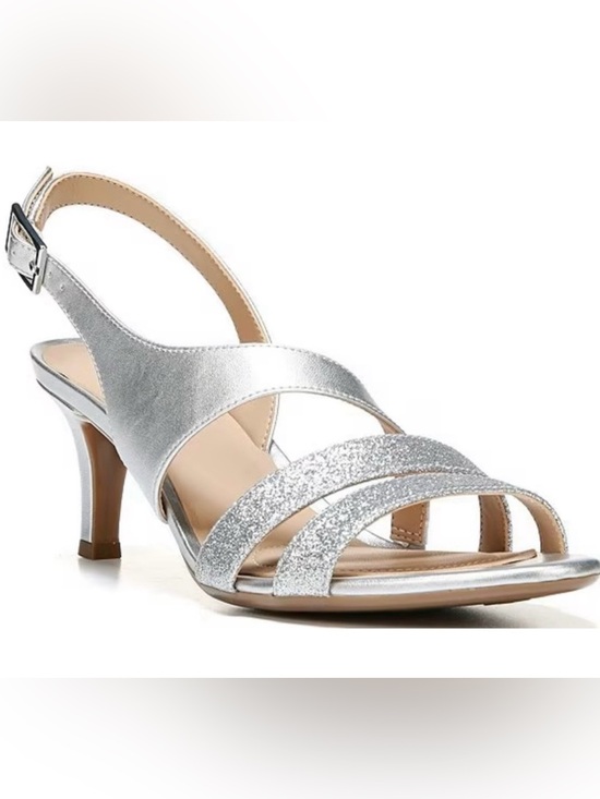 Naturalizer Shoes - Naturalizer Silver Taimi Strappy Dress Shoes